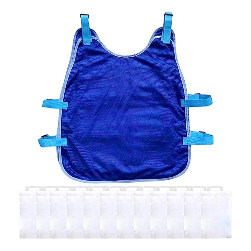 Chaleco refrigerante shengyi de agua evaporativa azul para alta temperatura
