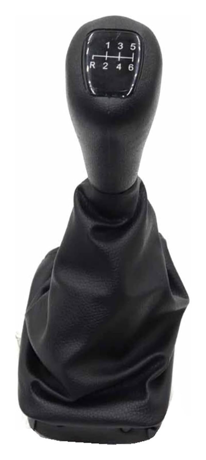 Gxsai 6 Speed Set Car Gear Lever For Benz W202 C W208 Clk W210 E Class Car Gear Shift Knob Gaiter Boot Cover Lever Stick Head Handball(6 Speed Set)