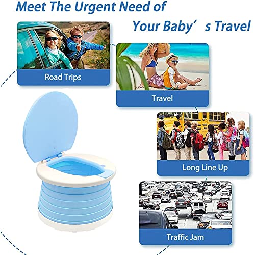 Image of Portable Potty for Toddler,Travel Potty Seat for Toddler,Travel Toilet Kids