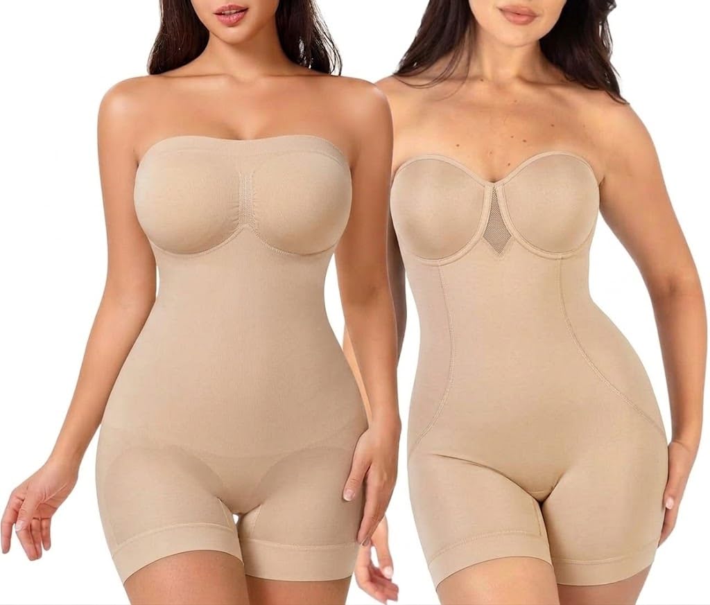 Women’s High Waisted Body Shaper Shorts – Pack of Tummy Control Shapewear for Women Slimming Thigh Shaper Panties, Seamless Waist Trainer Underwear-image-11