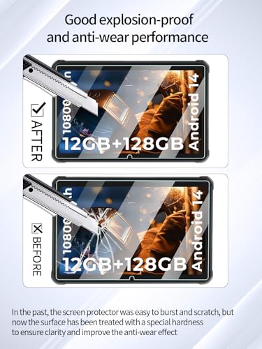 Protector de Pantalla para Tablet HOTWAV R8 10.1 Pulg miniatura 3