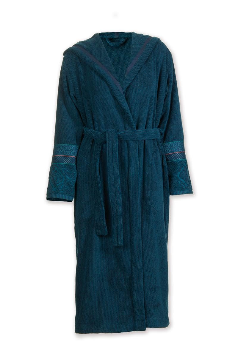 Pip Studio Bademantel Soft Zellige Dunkelblau XL