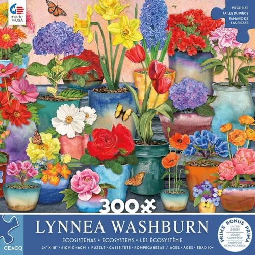 Ceaco - Ecosystems - Pretty Petals - 300 Piece Jigsaw Puzzle - image 2