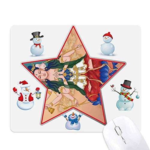 Tapis de souris dieu chinois taoïste idée cadeau originale motif hiver étoile