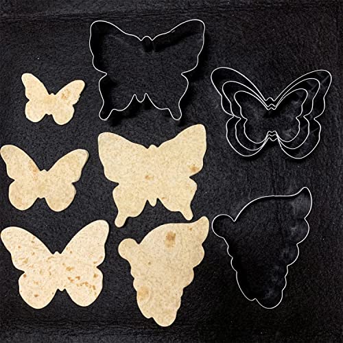 Butterfly Cookie Cutter Set-5 Piece-Butterfly Fondant Biscui Cutters #TOP4