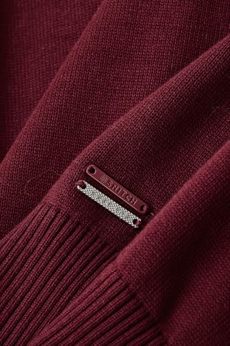 Image of SNITCH Men Sweater | Regular Fit Crew Neck Full Sleeve Pullover | Premium Soft Cotton Blend & Durable Fabric | Lightweight & Versatile Men's Casual Knitwear for Winter