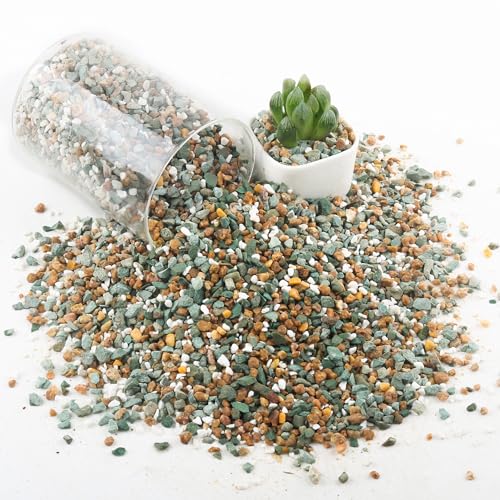 Image of 3lb Mix Rocks for Plants in Door -Mix Perlite,Maifanitum Stones,Zeolites Rocks for Bonsai Succulent Cactus Potting Soil and Vase Fillers, Fairy Gardening,Top Dressing
