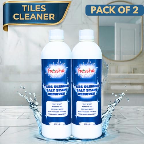 Image of Bathroom Tiles Cleaner (500 ML) | Deep Cleaning Formula for Bathroom Floor & Wall Tiles | Removes Tough Stains, Soap Scum & Hard Water Marks (Pack of 2)