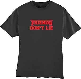 Awesome Graphics Friends Don't Lie Tee Shirt at Amazon Women’s Clothing ...