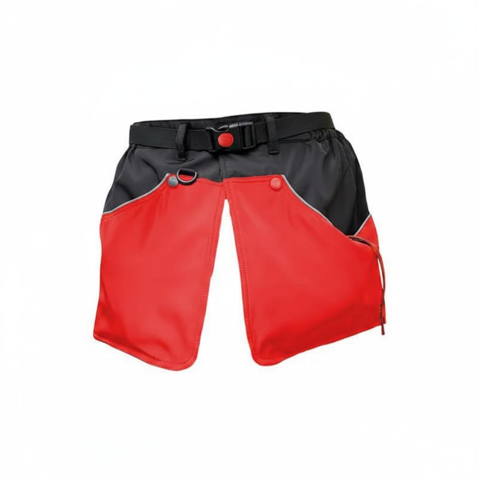 Dog Training Apron Multiple Pockets Waist Belt Apron Split-Front Dog Training Pouch for Trainers M-image-1