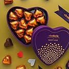 Chokola Sweet Love Heart Shaped Chocolates Gift Pack - Dark Chocolate Box | Gift for Birthdays, Anniversary, Valentine, Or Any Occasion - 3.5 oz