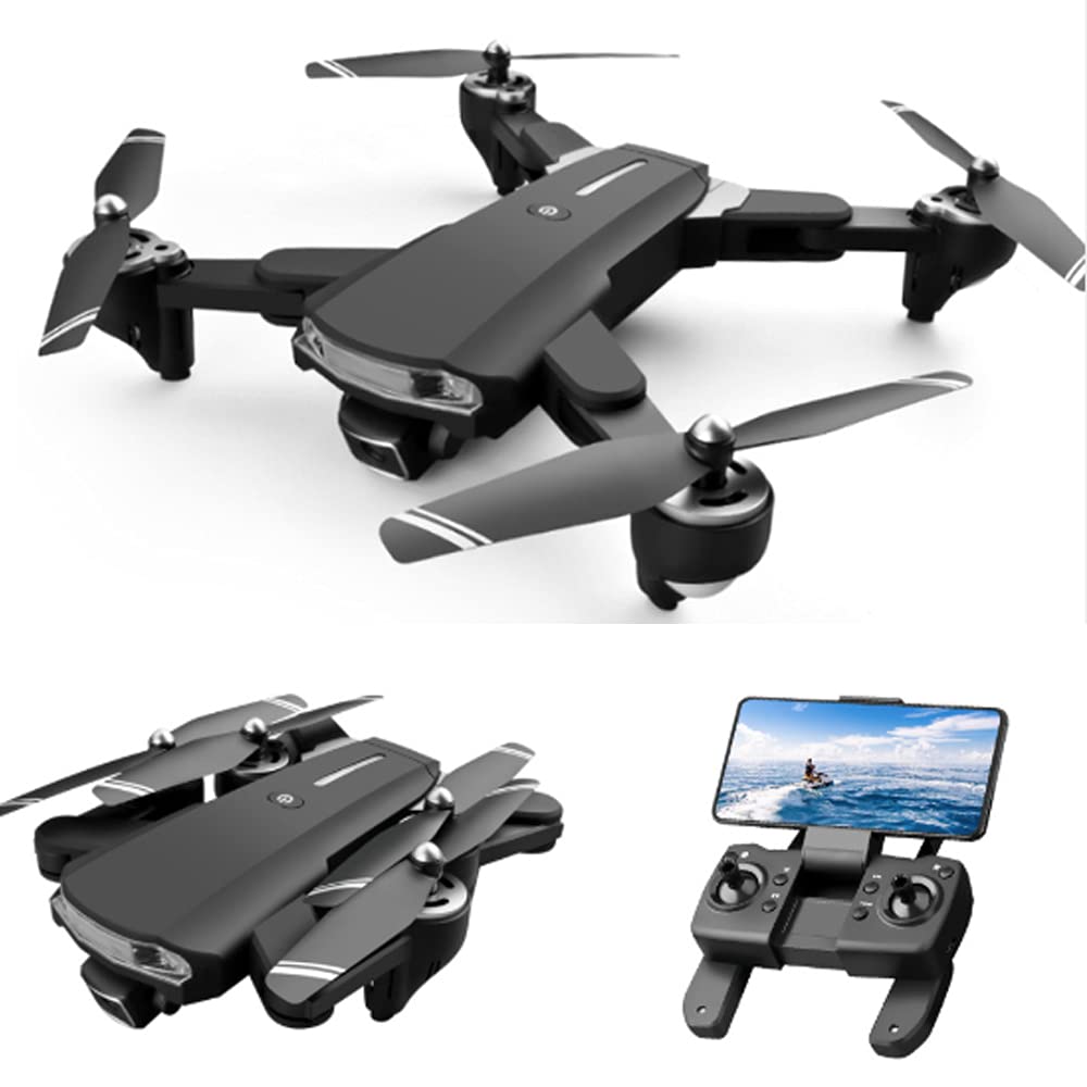 Dron 4K z kamerą dla dorosłych, składany, łatwy Quadcopter GPS z HD FPV na żywo regulowany szeroki kąt i gesty wysokość selfie trzymanie transmisja 5G podwójny GPS Return Home