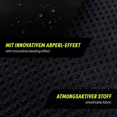 Cinturón para correr ONEFLOW Active Pro con 3 compartimentos impermeables en Maximum Black 4