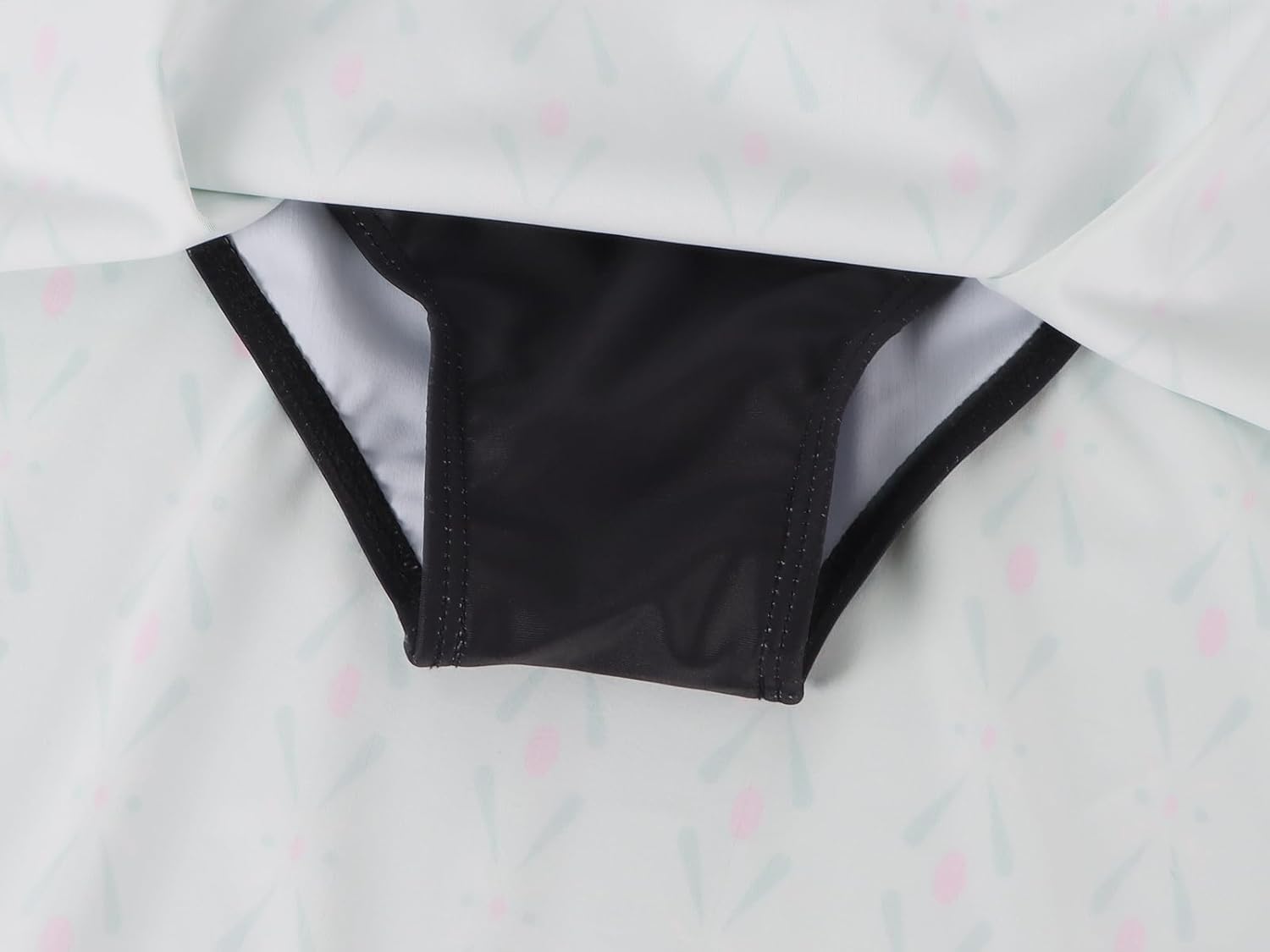 COTRIO Princess Bathing Suit Girls Swimsuit UPF 50+ Rash Guard Short Sleeve One Piece Swimwear Swim Dress Beach Swimming Suit - Image 7