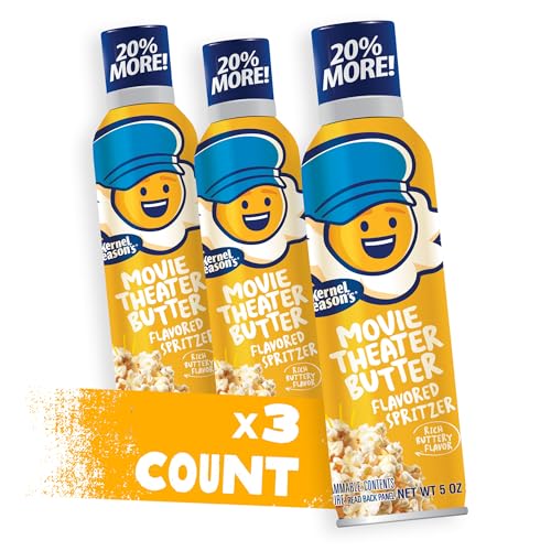 Kernel Season's Movie Theater Butter Spritzer, 5 Ounce (Pack of 3)