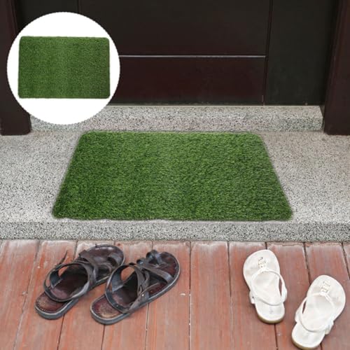 Césped artificial para terraza y balcón que decora la entrada de tu hogar 8