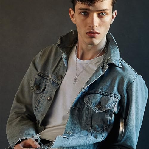 MEDWISE Dragon Phoenix Yin Yang Necklace Double 925 Sterling Silver Dragon Phoenix Pendant Partner Friendship Couples BFF Pendant Necklace Yin Yang Jewelry Matching Set for Her Him Women Men4