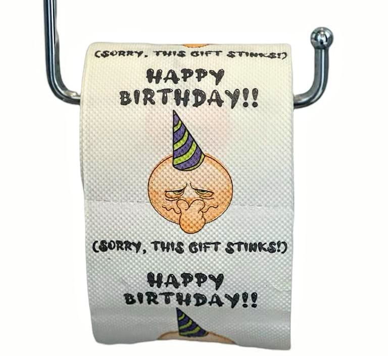 Over The Hill Toilet Paper - Funny Gag Gifts For Men & Old People - Birthday Party Supplies For 40th, 50th, 60th, 70th - Novelty Toilet Roll Joke Gifts For Him - View #7
