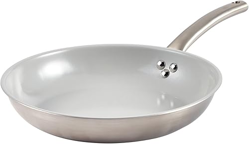 Vista 13 de IMUSA Juego de sartenes antiadherentes de cerámica, 3 piezas, sartenes de aluminio gris de 7, 9 y 11 pulgadas con asas de tacto frío, ideal