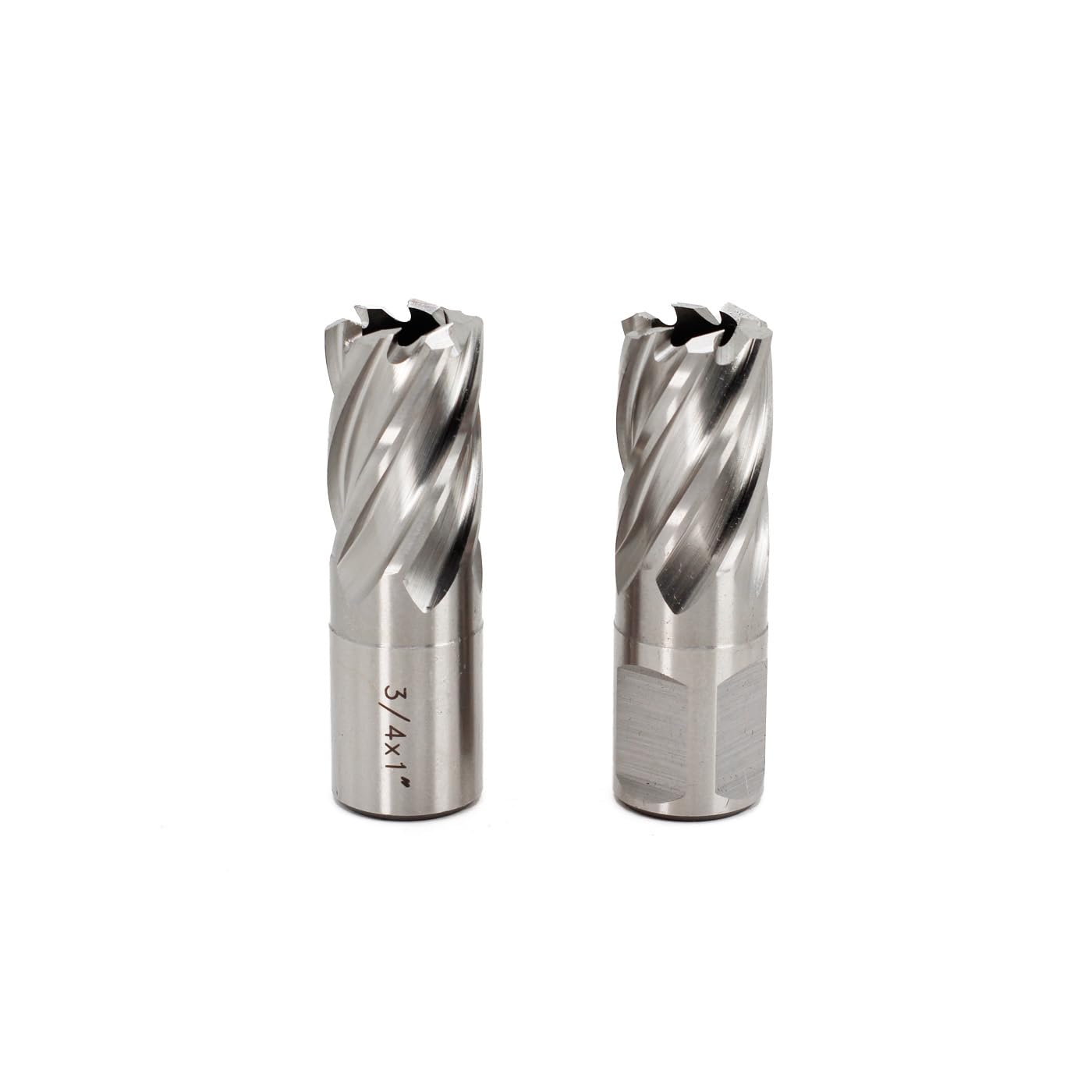 2 Pcs 3/4" x 1" HSS Annular Cutter with Weldon Shank 3/4"