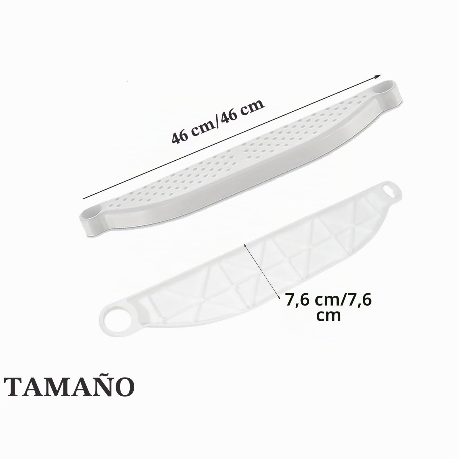 HANQ Reposapiés para silla alta, altura ajustable, reposapiés portátil para bebé, accesorios para silla alta, compatible con reposapiés IKEA Antilop para silla alta (blanco)