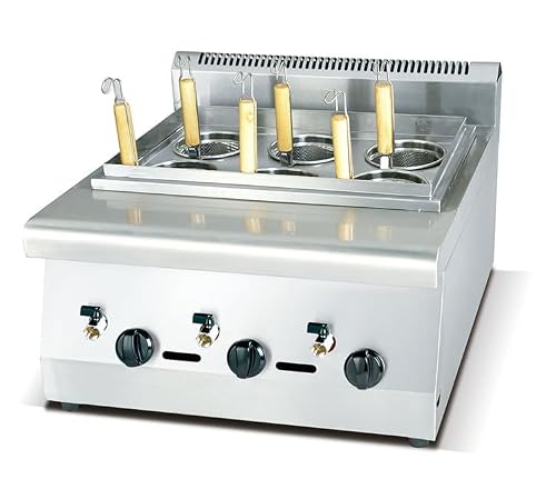 AYCDL Pasta Cooker, Commercial Stainless Steel Pasta Maker, Adjustable Temperature, LPG/NG, for Home Kitchen Restaurant