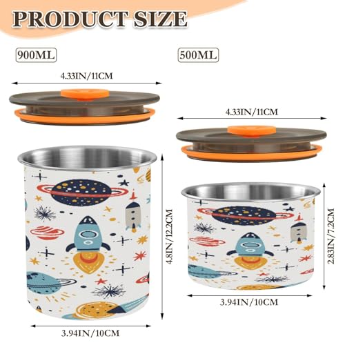 Envase de café hermético acero inoxidable 17oz miniatura 2