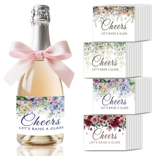 Stickers de bouteille de vin pour cadeaux d'invités et souvenirs de mariage