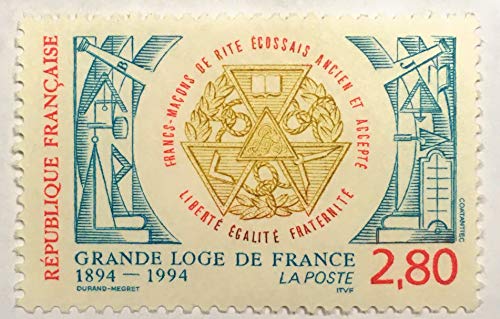 France 1994. Timbre de Collection Neuf Authentique. Num 2912. Franc-maçonnerie