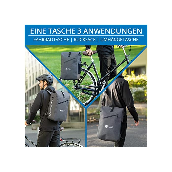 SEVENRIVERS 3-in-1 Bicycle Bag - Backpack - Image 3