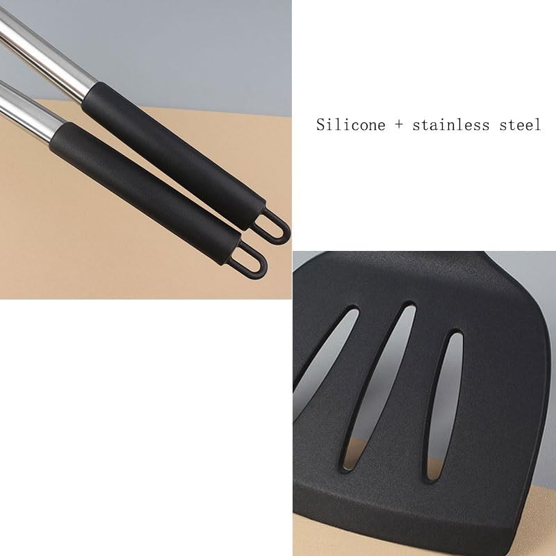 Kitchenware Cooking Spoons Spatulas Silicone Soup Leaky Tools