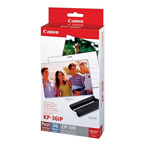 Consumibles Canon Canon 7739A001AH Papel fotográfico para Canon Selphy (tarjeta de credito, 36 hojas)