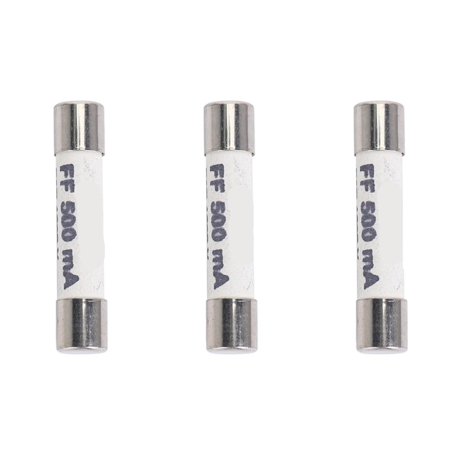5 fusibles for multímetro, 3 x 1000 V, 500 mA, 6,3 x 32 mm