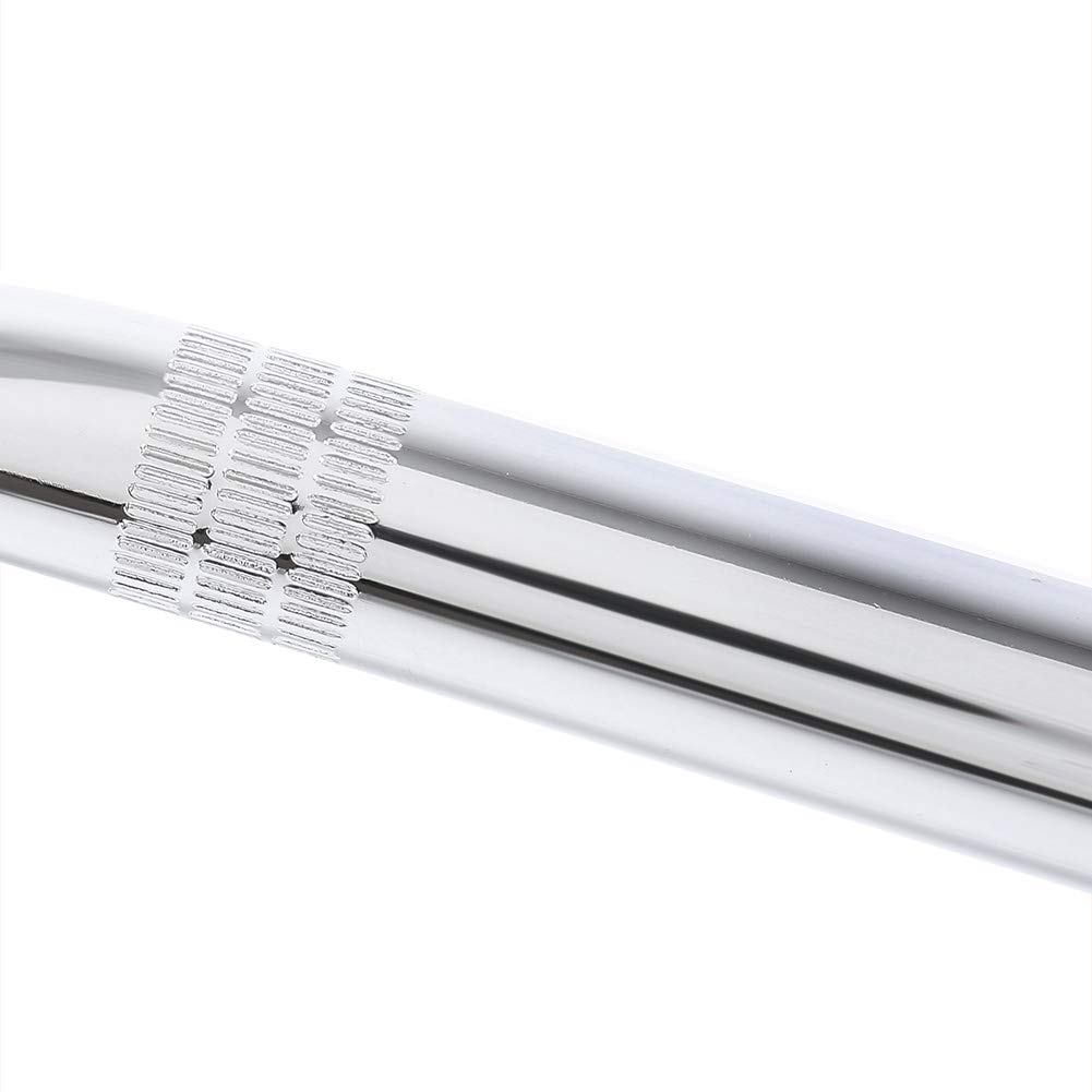 KIMISS 22mm Drag Bar for Motorcycle - Chromowana Stalowa Kierownica Motocyklowa, Tracker Handlebar