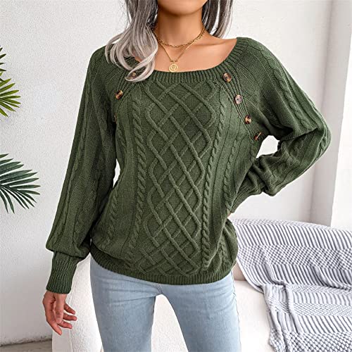 Image of JUNBOON Women's Casual Leopard Print Knitted Pullover Sweaters Long Sleeve Crew Neck Jumper Tops