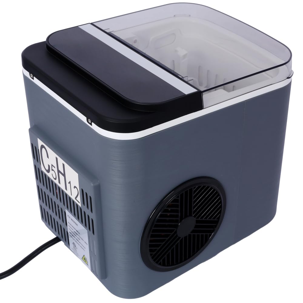 Ice Maker Countertop, Premium Self-Cleaning Bullet Ice Cube Maker, Fast 6-Min Ice Making, 26 lbs/Day, Compact & Quiet for Kitchen, Office, Outdoor Parties on Fridge.com