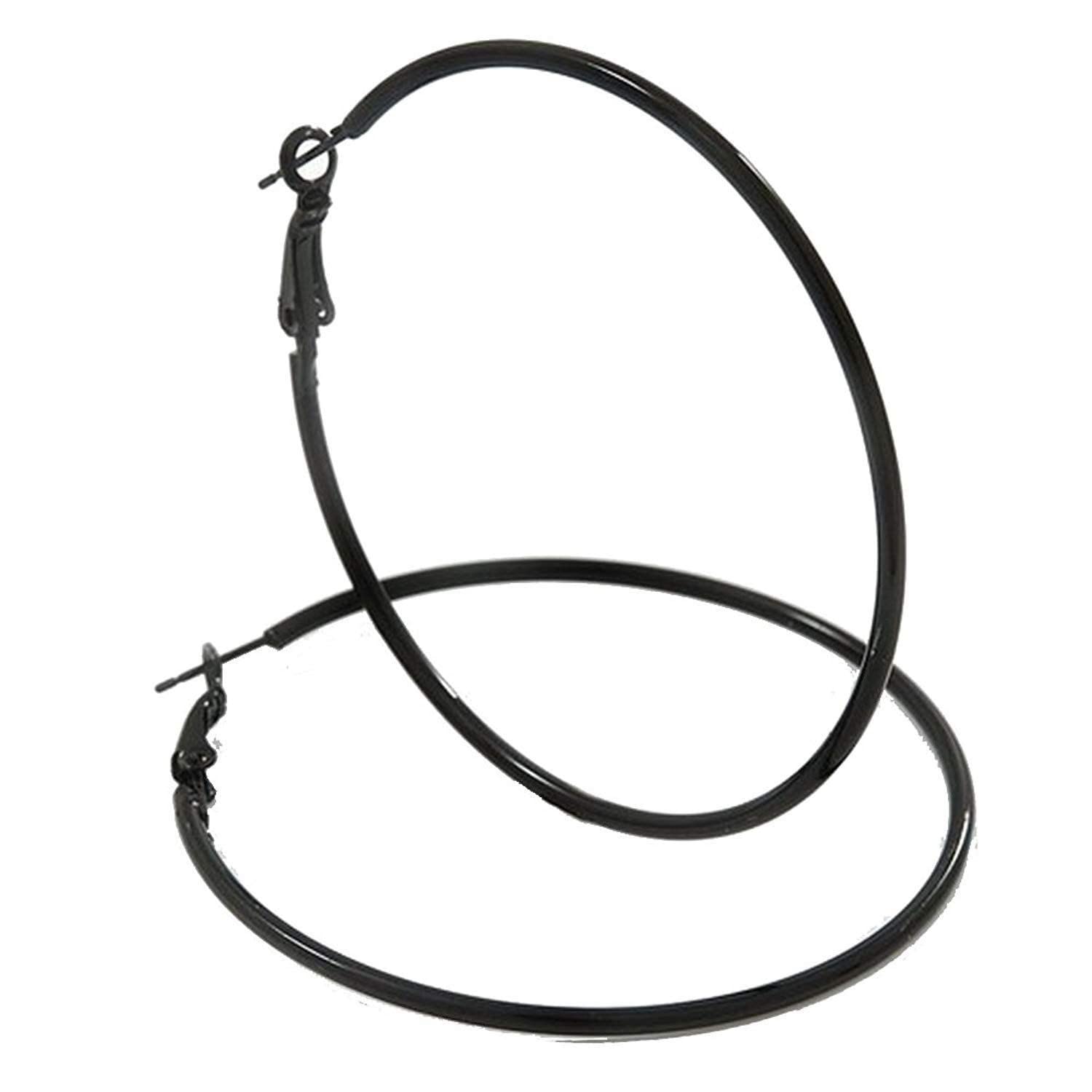 See full amazon price history chart for I Jewels Black Plated Stylish Latest Fashion Hoop Earrings For Women/Girls (E3218B) I Jewels Black Plated Stylish Latest Fashion Hoop Earrings For Women/Girls (E3218B) (B0D2KXXV8W) Amazon Price History, Amazon Price Tracker