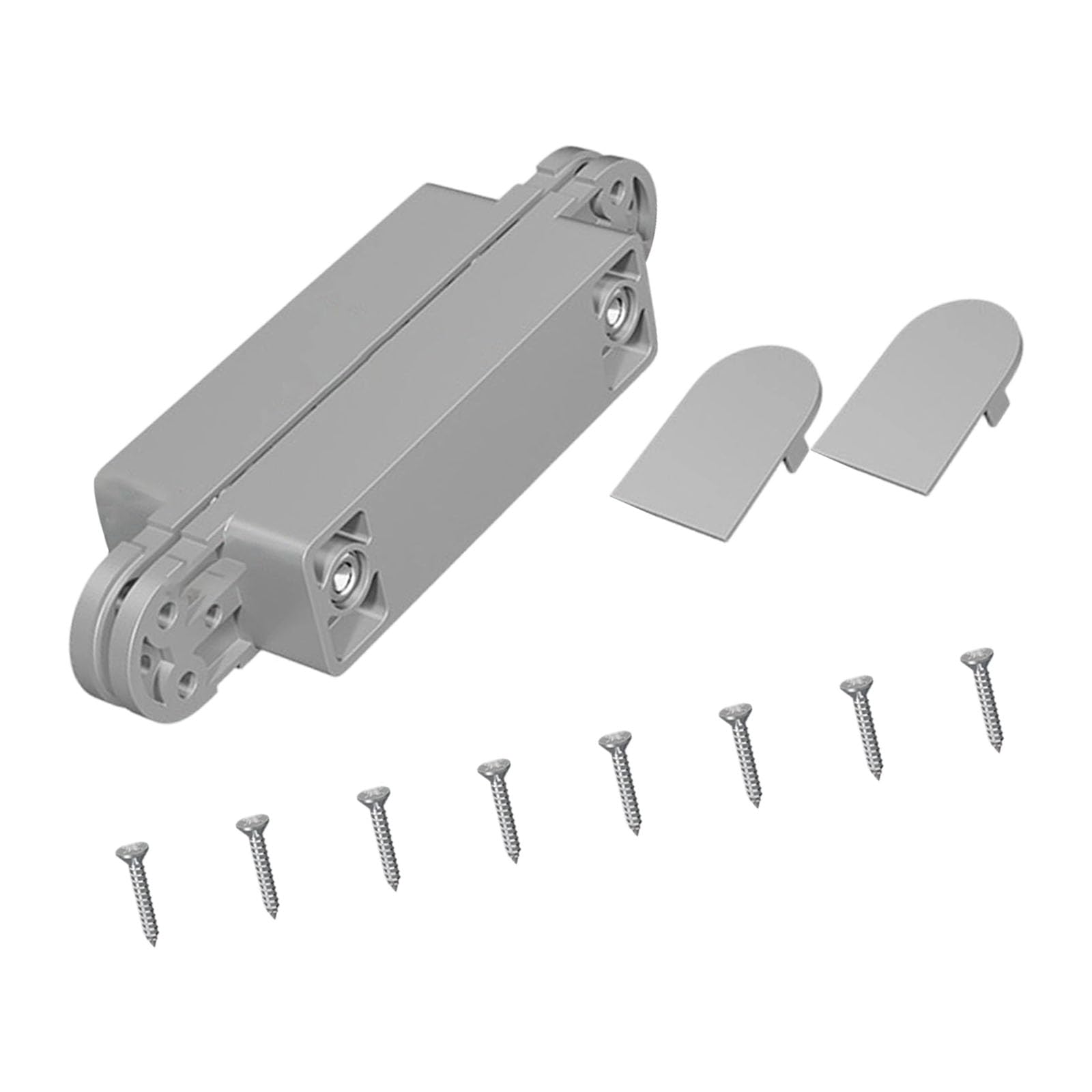180-Degree Swing Door Hinge, Invisible Adjustable Cupboard Hardware with Quiet Closing Mechanism