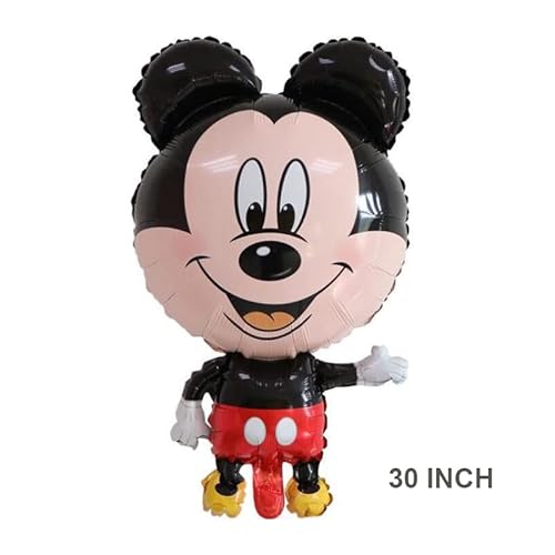 2 Pcs Lovsong Birthday Party Balloons Large Size Mickey Mouse Character Foil Balloon Minnie Mouse Balloon - Adult & Kids Party Theme Decorations #TOP1