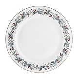 Altom Design Plato de cerámica grande de 26,5 cm con motivos festivos, la magia de la Navidad, ideal para platos principales y cenas de Navidad