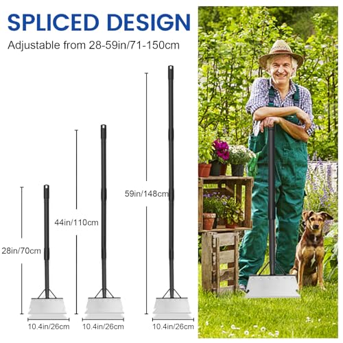 Pala de limpieza para jardín con mango ajustable 59 pulgadas miniatura 5