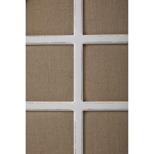 SOFE Arched Window Framed Bulletin Board Large, 35 × 18 Inches Linen Pin Board, Farmhouse Decorative Bulletin Board, Notice Photo Display Board for Home, Wood Cathedral Wall Decor by SOFE - Image 7