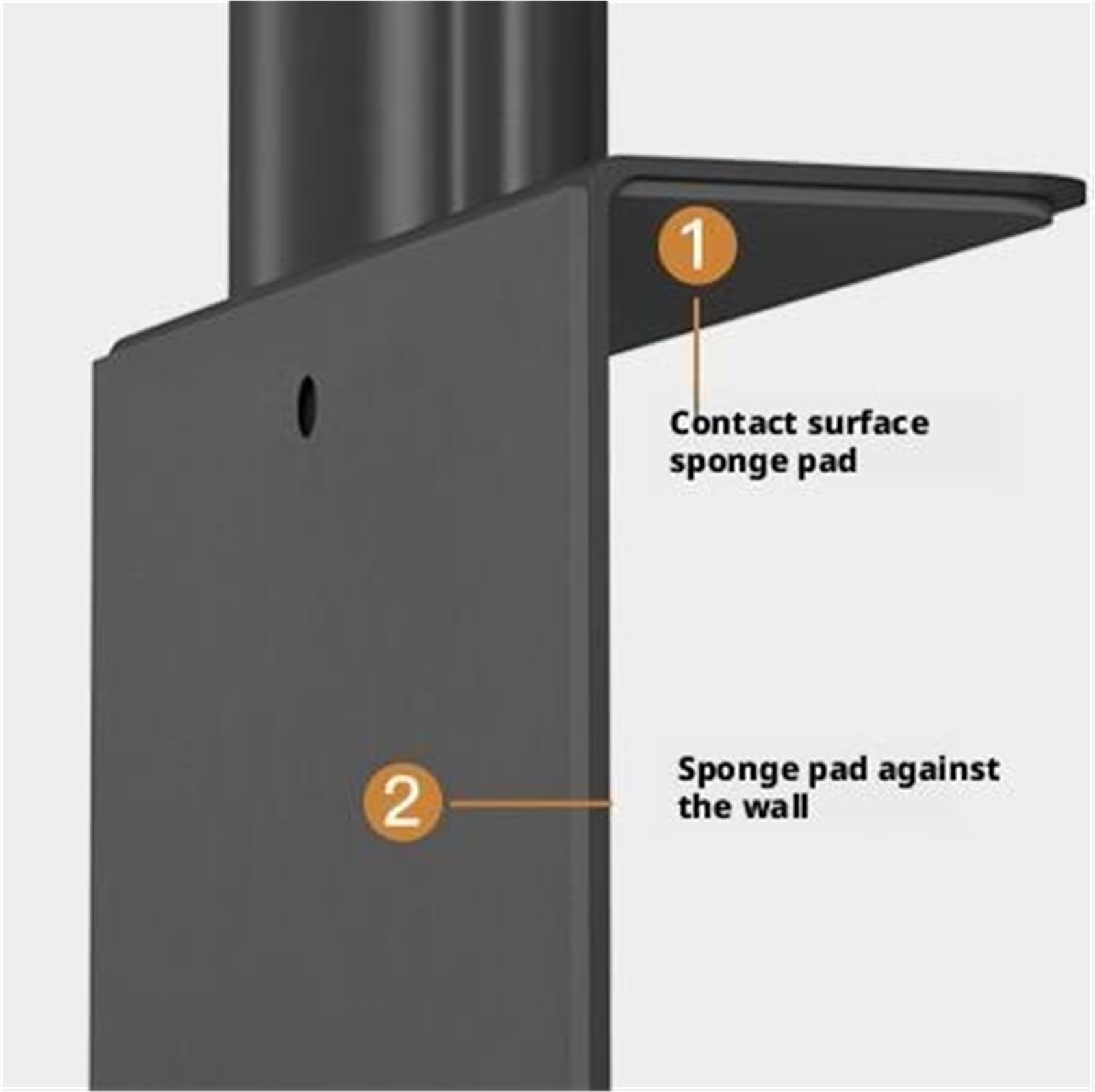 Support Videoprojecteur Support De Projecteur for Canapé-lit, Projecteur Réglable en Hauteur, Projecteur De Chevet Universel Salle de Réunion(Black)