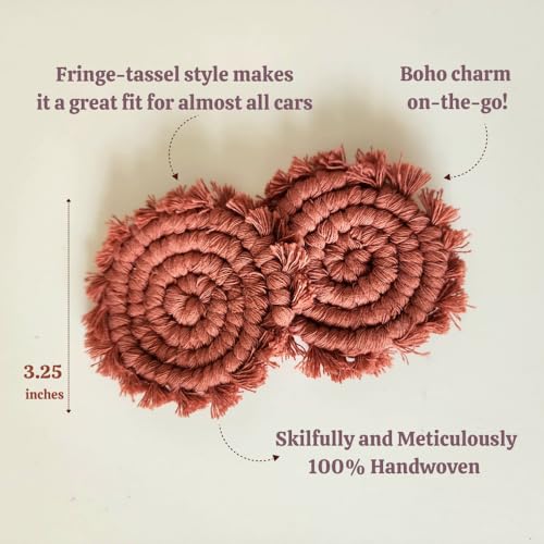 Cotton-Car-Coasters-2pc-Car-Cup-Coasters-Cute-car-Accessories-for-Women-TIK-tok-Must-Haves-2024-car-Coasters-for-Cup-Holders-Cafe-Latte