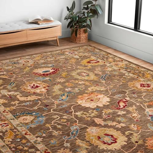 Image of Handmade Primium Collection Pure Woolen Carpet for Living Room,Bedroom and Hall (6 X 8) Feet Color Multi-18