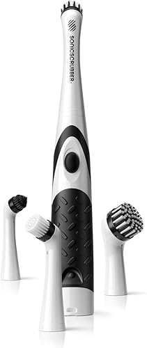 Cepillo de limpieza para el hogar - Cepillo eléctrico para fregar - Hogar, cocina y baño - Elimina el moho y limpia la lechada (sistema de lavado)