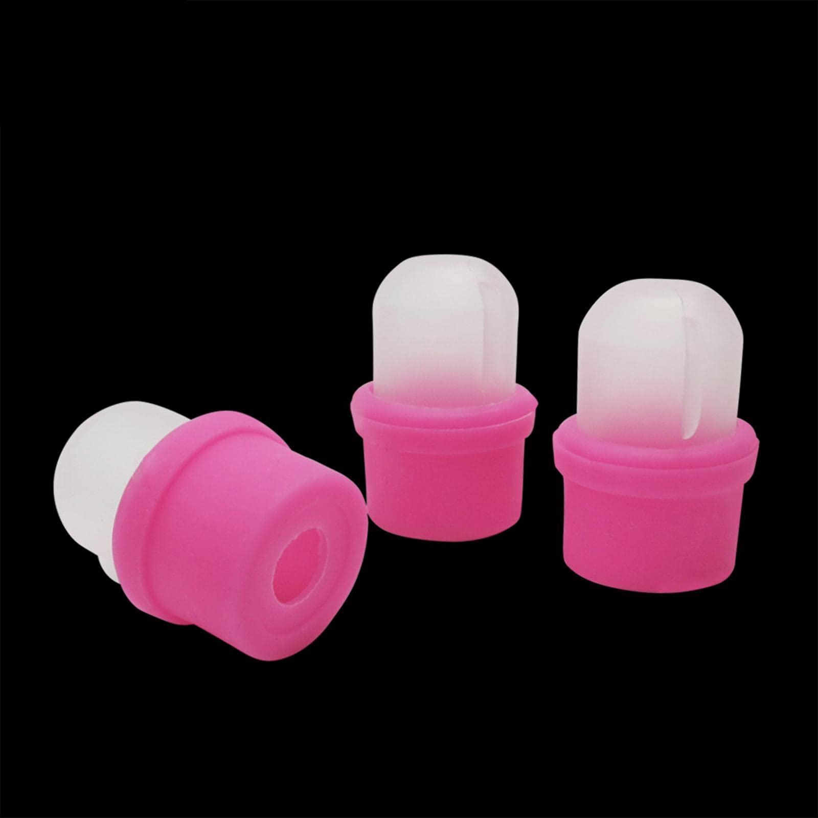 Juego de 3 Pinzas de Plástico para Quitar Esmalte de Uñas, Tapas para Remojar, Limpiador de Gel, 4 piezas