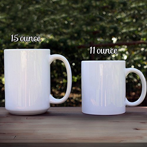 Taza de cerámica blanca 15 oz con diseño humorístico filipino miniatura 6