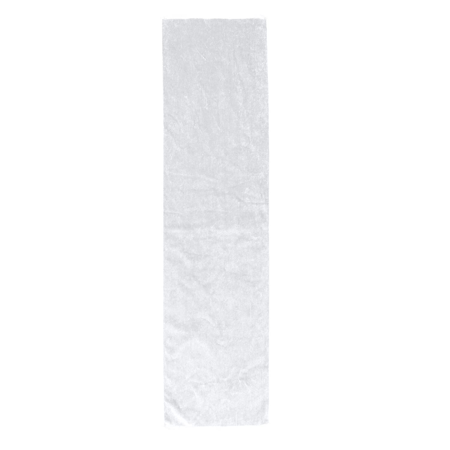 White Premium Terry Velour fitnes Towel, 12 inch x 44 inch