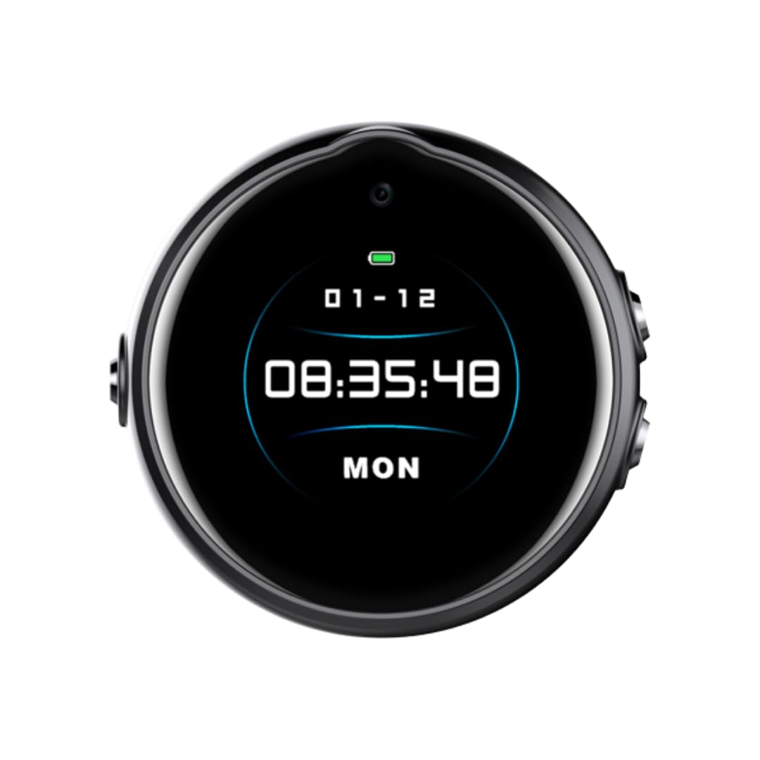 Reloj LCD con clip trasero cámara espía Full HD 32GB visión nocturna